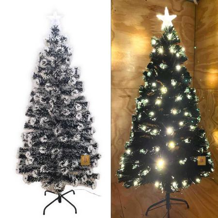 Imagem de Árvore de Natal LED Fibra Ótica Cristal 120Cm Luzes Bivolt