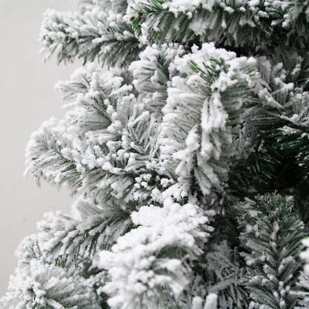 Árvore Pinheiro De Natal Luxo Cor Verde Com Neve Flocos 1,80m 420 Galhos  A0618M - Chibrali - Árvore de Natal - Magazine Luiza