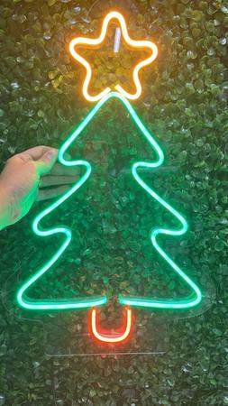 Imagem de Arvore De Natal Neon Árvore Led Decoração Natalina