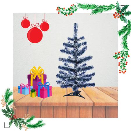 Mini árvore de natal dobrável Juta verde 60 cm