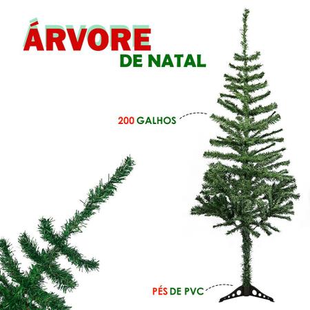 Imagem de Arvore de Natal Pinheiro 1,50 Metros com 200 Galhos