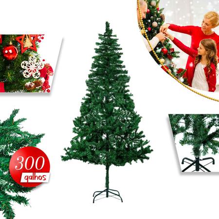 Arvore De Natal Grande Cheia De Luxo Decoração 1,50m