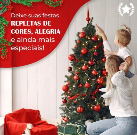 Árvore Natal Grande Pinheiro Verde 1,50 Metros 450 Gallhos, Magalu  Empresas