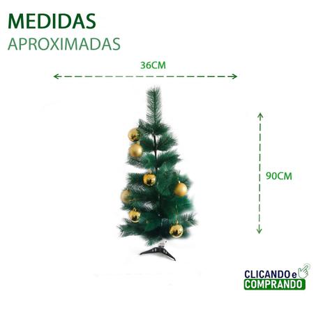 Árvore De Natal Verde Modelo Luxo Pinheiro 90 Cm 73 Galhos A0309N