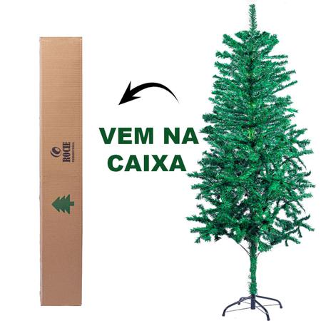 Árvore De Natal 1,80m Grande C/ 320 Galhos Pinheiro De Natal Cor Verde