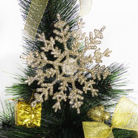 Imagem de Árvore De Natal Pinheiro Verde Decorada Luxo Pequena