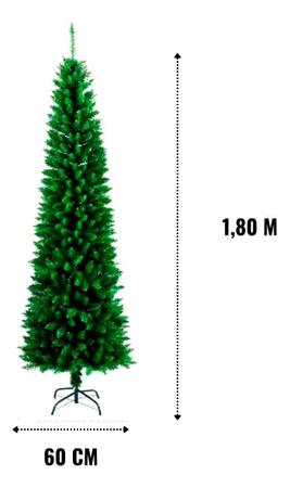 Árvore de Natal 1,80 M 580 Galhos Slim Luxo Verde Premium - Bela Flor -  Árvore de Natal - Magazine Luiza