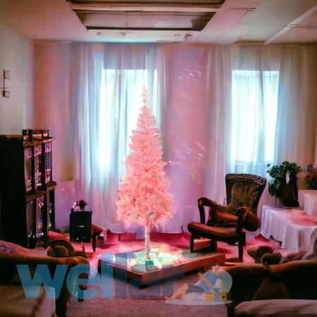 Arvore de Natal Rosa com 1,80 Metros e 320 galhos Papai Noel-Wincy Natal Imagem de Arvore de Natal Rosa com 1,80 Metros e 320 galhos Papai Noel-Wincy Natal