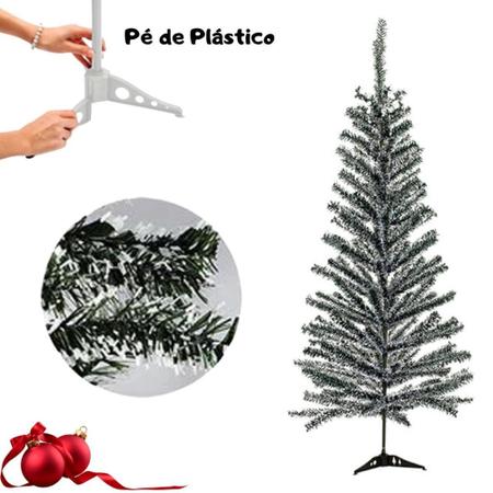 Imagem de Arvore de Natal Verde 90cm Nevada 70 Galhos Decoração Natalina - Art Christmas