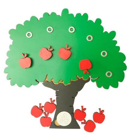 Imagem de Árvore Magnética Conte até 10 - Brinquedo Educativo