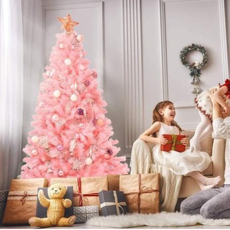 Árvore de Natal rosa: 65 fotos para um novo tom na decoração