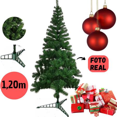 Arvore Natal Grande Decorada Completa 120Cm Com Pisca Luxo em Promoção na  Americanas