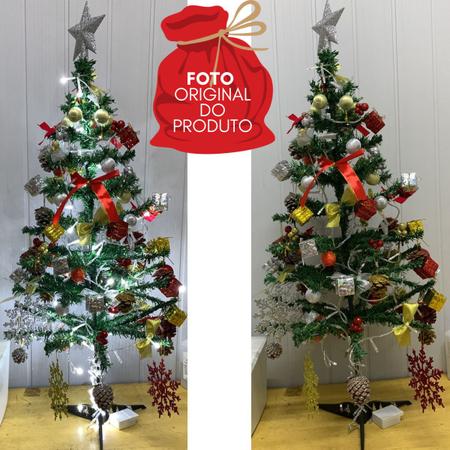 Árvore De Natal Pinheiro Luxo Grande Decorada Envio Hoje