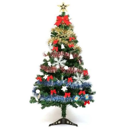 Imagem de Árvore Pinheiro De Natal Cor Verde Modelo Tradicional 1,20m A0012 Com 144 Galhos