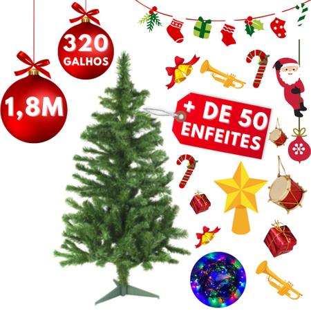 Arvore Natal Decorada Grande Envio Rápido