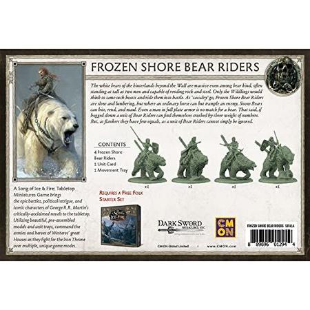 As Crônicas de Gelo e Fogo Jogo de Miniaturas de Mesa Frozen Shore Bear  Riders Unit Box Strategy Game para Adolescentes e Adultos com Idades 14 +  2+ Jogadores Tempo Médio de