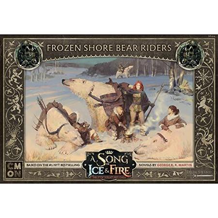 As Crônicas de Gelo e Fogo Jogo de Miniaturas de Mesa Frozen Shore Bear  Riders Unit Box Strategy Game para Adolescentes e Adultos com Idades 14 +  2+ Jogadores Tempo Médio de