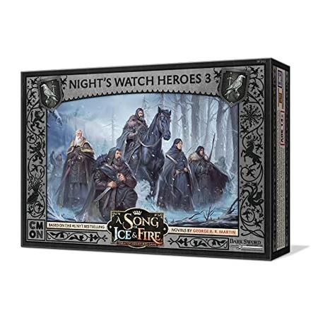 As Crônicas de Gelo e Fogo Miniaturas de Mesa Jogo Night's Watch Heroes III  Box Set Jogo de estratégia para adolescentes e adultos Idade 14+ 2+  Jogadores Tempo médio de reprodução 45-60