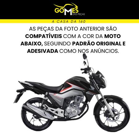 Asa (Aba) Tanque Cg Titan 160 2016 até 2021 + Tampa Lateral Lado Filtro e Bateria - SPORTIVE / PARAMOTOS Imagem de Asa (Aba) Tanque Cg Titan 160 2016 até 2021 + Tampa Lateral Lado Filtro e Bateria
