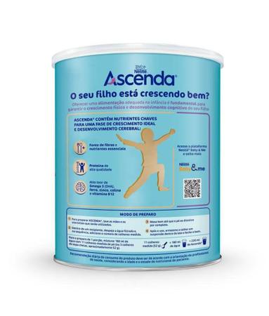 Ascenda 364gr 3-10 Anos Baunilha - Nestle Imagem de Ascenda 364gr 3-10 Anos Baunilha - Nestle