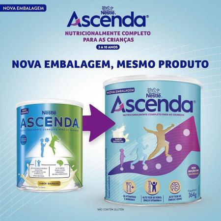 Ascenda 364gr 3-10 Anos Baunilha - Nestle Imagem de Ascenda 364gr 3-10 Anos Baunilha - Nestle