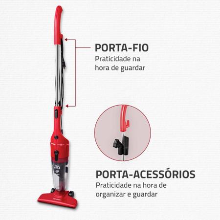 Imagem de Aspirador de pó  2 em 1 portátil e vertical 1.100 watts  Turbo Cycle - AP-36 - Mondial