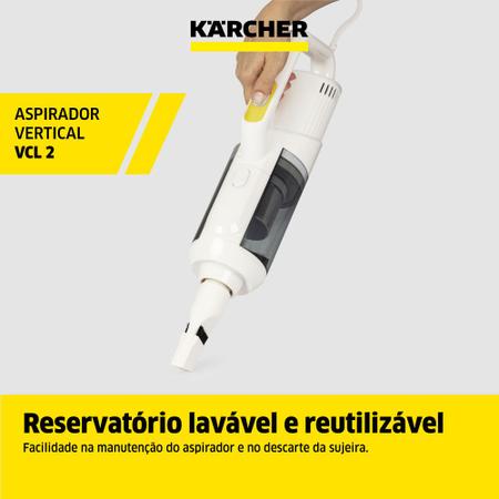 Aspiradora Vertical Karcher 2en1 1000W VCL 2