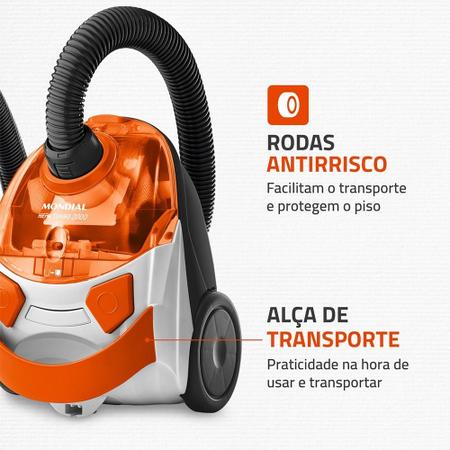 Imagem de Aspirador de Pó AP-15 Mondial Filtro Hepa Turbo 2000 1500W 110v