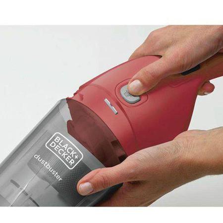 Imagem de Aspirador De Pó E Água Sem Fio Black Decker 370Ml Vermelho