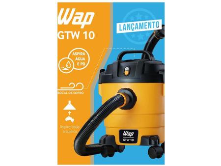 Imagem de Aspirador de Pó e Água Wap 1400W GTW 10 - Amarelo e Preto