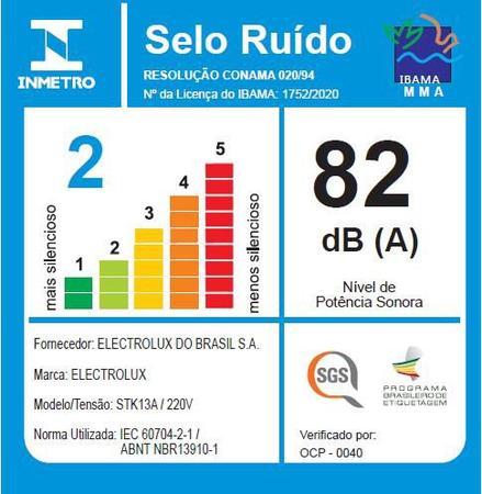 Imagem de Aspirador de Pó Vertical com Fio Electrolux 1100W 2 em 1  PowerSpeed Filtro HEPA Azul (STK13A)