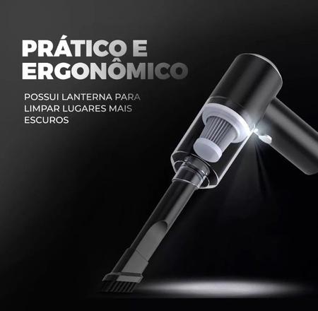 Mini Aspirador De Pó Vertical Portátil Recarregável - 2 In 1 Vacuum Cleaner  - MINIASPIRADOR - Aspirador de Pó Portátil - Magazine Luiza