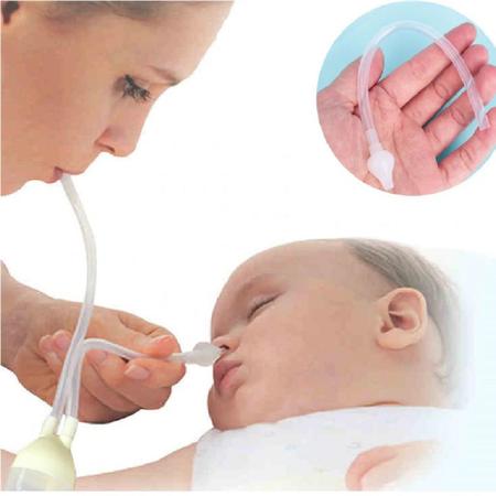 Imagem de Aspirador nasal de bebe higiene nariz sugador de catarro