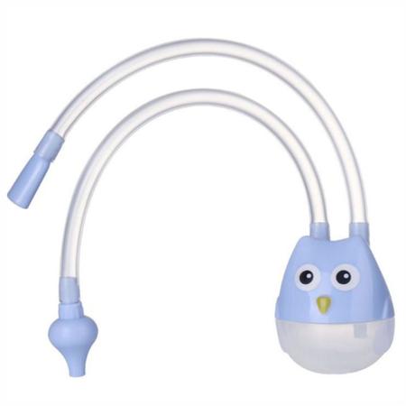 Imagem de Aspirador Nasal de Silicone com Sucção para Bebê. Cor Azul