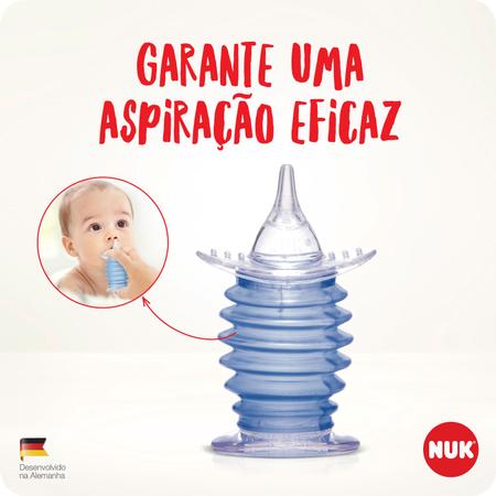 Imagem de Aspirador Nasal Infantil Para Bebê Azul - NUK