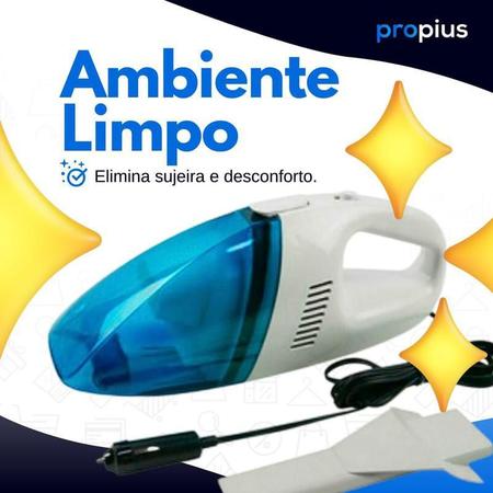 Imagem de Aspirador Pó Automotivo Carros Potente Mini Profissional