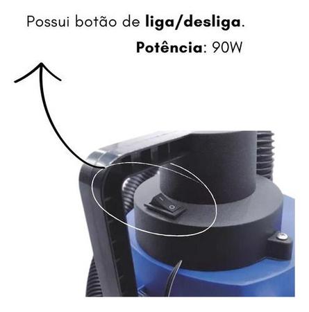 Imagem de Aspirador Pó Automotivo Vacuum Cleaner Tech One 12V 90W Carro Portatil Solidos e Liquidos Filtro Removivel bola e colcão