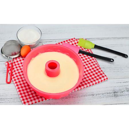 Forma de Silicone Para Doces Torta Pudim Bolo Cozinha Princesa Azul Kit 3  Unidades - ABMIDIA - Formas e Assadeiras - Magazine Luiza