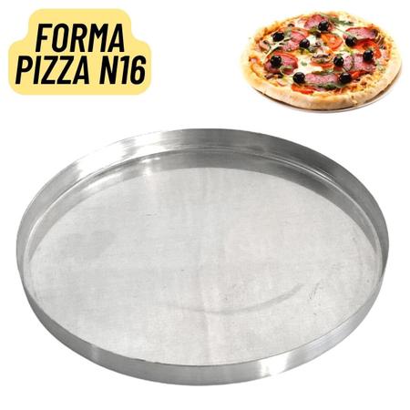 Imagem de Assadeira Forma Redonda Para Pizza 16 Cm Brotinho Em Alumínio