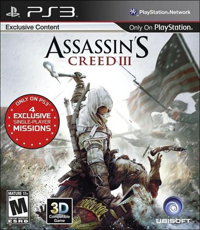 Assassins Creed III 3 - PS3 - Ubisoft - Jogos de Ação - Magazine Luiza