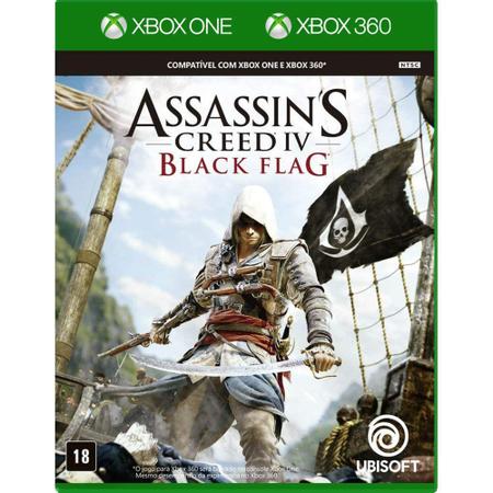 Jogo Assassins Creed Iv Black Flag Xbox One/xbox 360 Mídia Física Lacrado -  Ubisoft - Jogos de Ação - Magazine Luiza