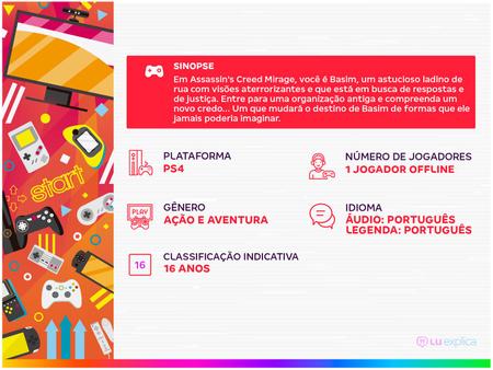 Assassins Creed Mirage - PS5 - Ubisoft - Jogos de Ação - Magazine Luiza