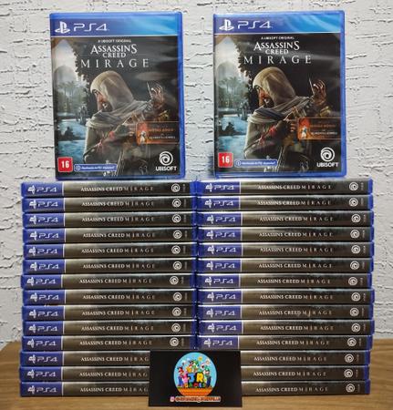 Jogo Assassin's Creed Mirage Ps4 Midia Fisica PT BR Original - Ubisoft -  Jogos de Ação - Magazine Luiza