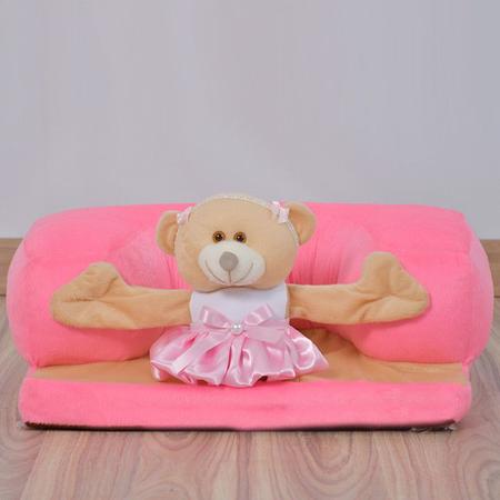Imagem de Assento Cadeirinha para Bebê Ursinha Bailarina Rosa