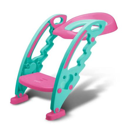Imagem de Assento Com Redutor Escada Vaso Trono Troninho Infantil rosa multikids baby