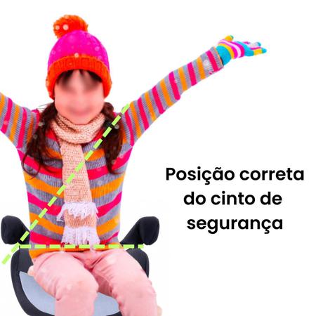 Imagem de Assento de elevação infantil para carro booster automotivo criança