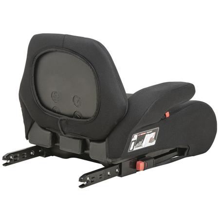 Imagem de Assento de Elevação Infantil para Carro Kiddo Comfort Isofix 15 a 36kg Preto Com Apoio de Braço Booster Auto