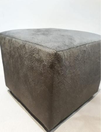 Imagem de Assento De Puff Cadeira Banco Pequeno Decorativo Suede 25x29 Cm