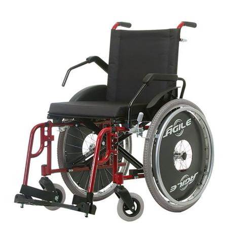 Imagem de Assento E Encosto Em Nylon Para Cadeira De Rodas Agile Fat