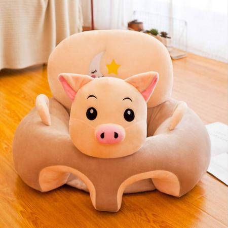 Imagem de Assento Infantil  Almofada Para Bebê Segurança Postura Apoio Porquinho